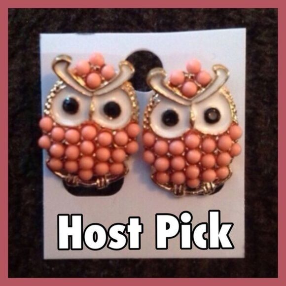(G1) Owl Earrings - Picture 1 of 3